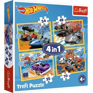 TREFL galvosūkis 4in1 Hot Wheels Vehicles