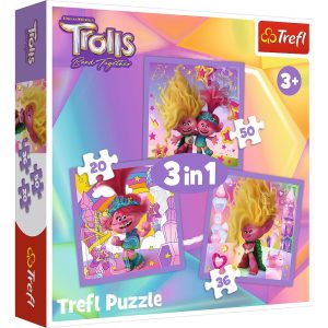 TREFL 3in1 galvosūkis Susipažinkite su linksmais troliais