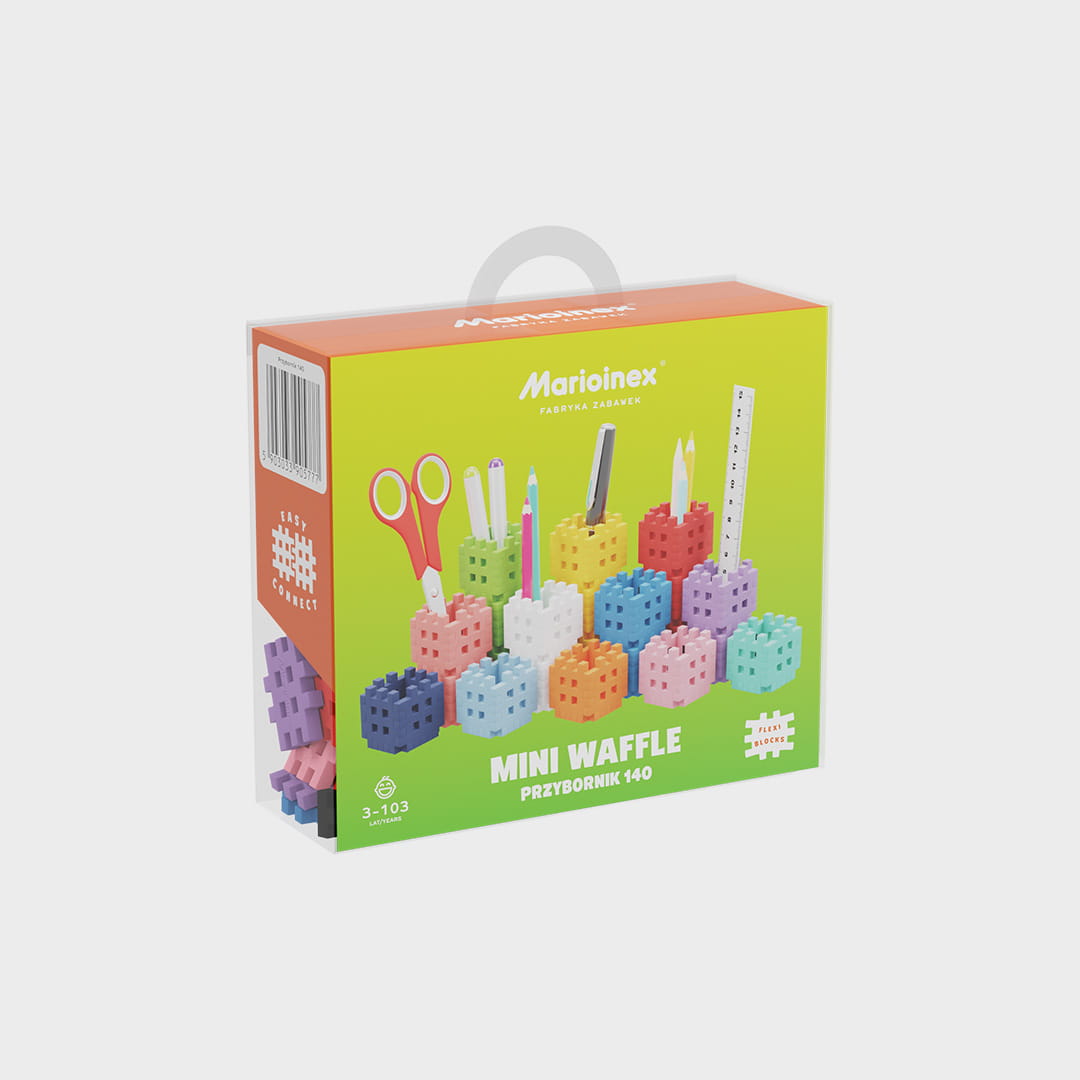 MARIOINEX Mini vaflis - įrankių dėžė 140 vnt. - Image 2