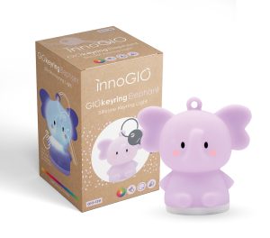 INNOGIO GIOkeyring Elephant silikoninė lempa