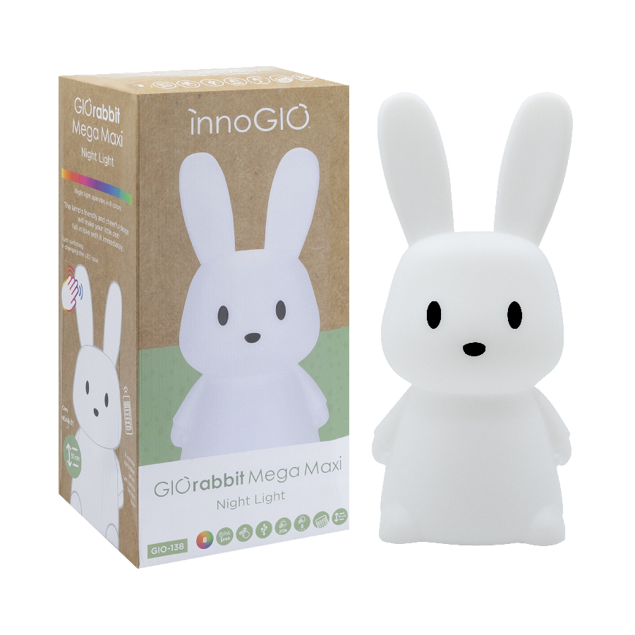 INNOGIO GIOrabbit Mega Maxi naktinė lempa 51 cm - Image 3