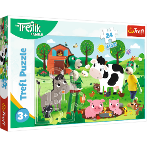 TREFL galvosūkis 24 MAXI Treflik šeima / Žiemos laikas su Treflikais