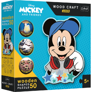 TREFL Medinė dėlionė 50 „Disney“ Mikio pasaulyje