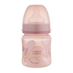 CANPOL EasyStart buteliukas nuo pilvo dieglių 120ml GOLD rožinis