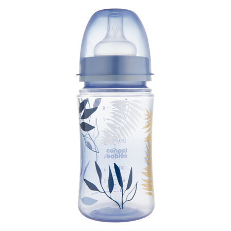 CANPOL EasyStart buteliukas nuo pilvo dieglių 240ml GOLD mėlynas