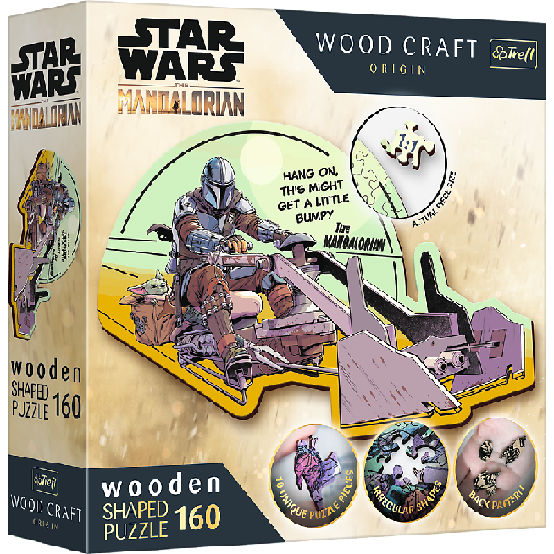 TREFL Medinė dėlionė Star Wars 160 The Mandalorian – susijungimas