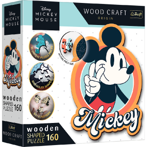 TREFL Medinė dėlionė Mickey Mouse 160 Retro