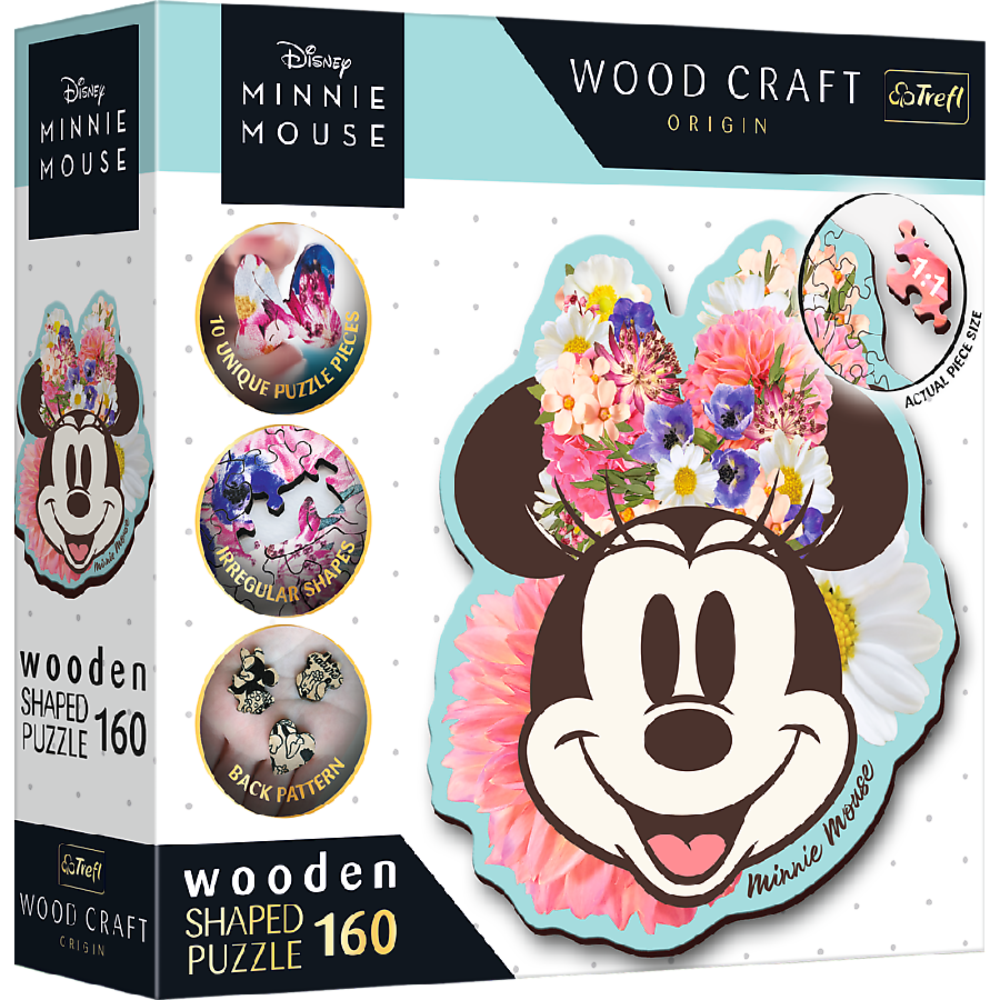 TREFL Medinė dėlionė Minnie Mouse 160 Stilinga Minnie Mouse