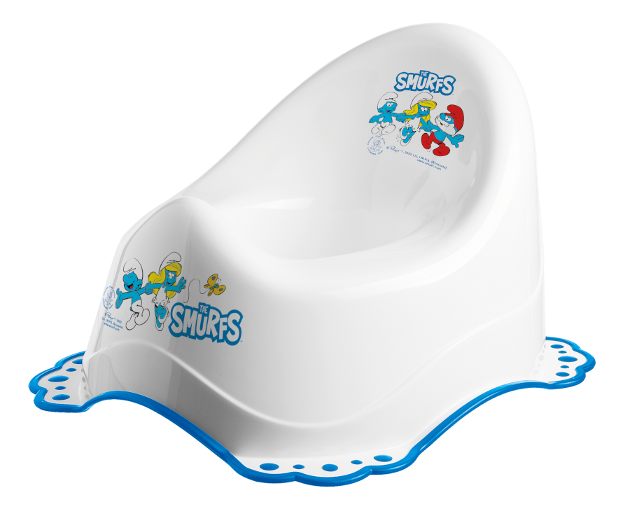 MALTEX Potty 2K Smurfs balta/mėlyna