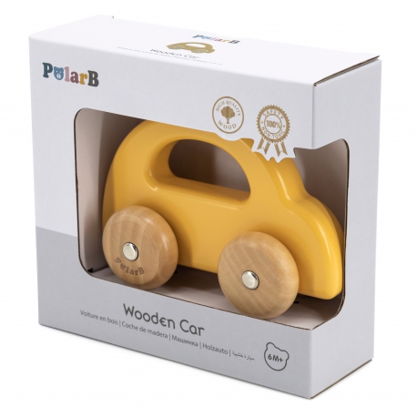 VIGA PolarB Yellow medinis žaislinis automobilis - Image 5