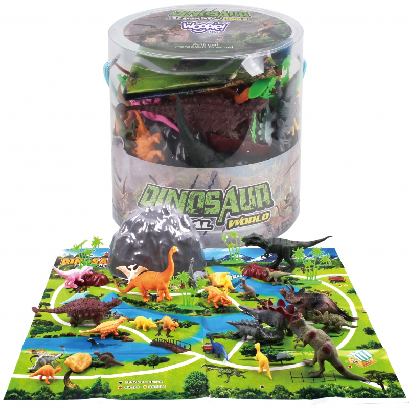 WOOPIE 34 figūrėlių rinkinys. Dinozaurai