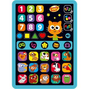 SMILY PLAY Išmanusis planšetinis kompiuteris Žinių semiuosi su katinu Ignacy