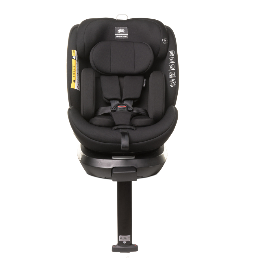 4BABY ENZO-FIX sėdynė 40-150cm juoda I-SIZE