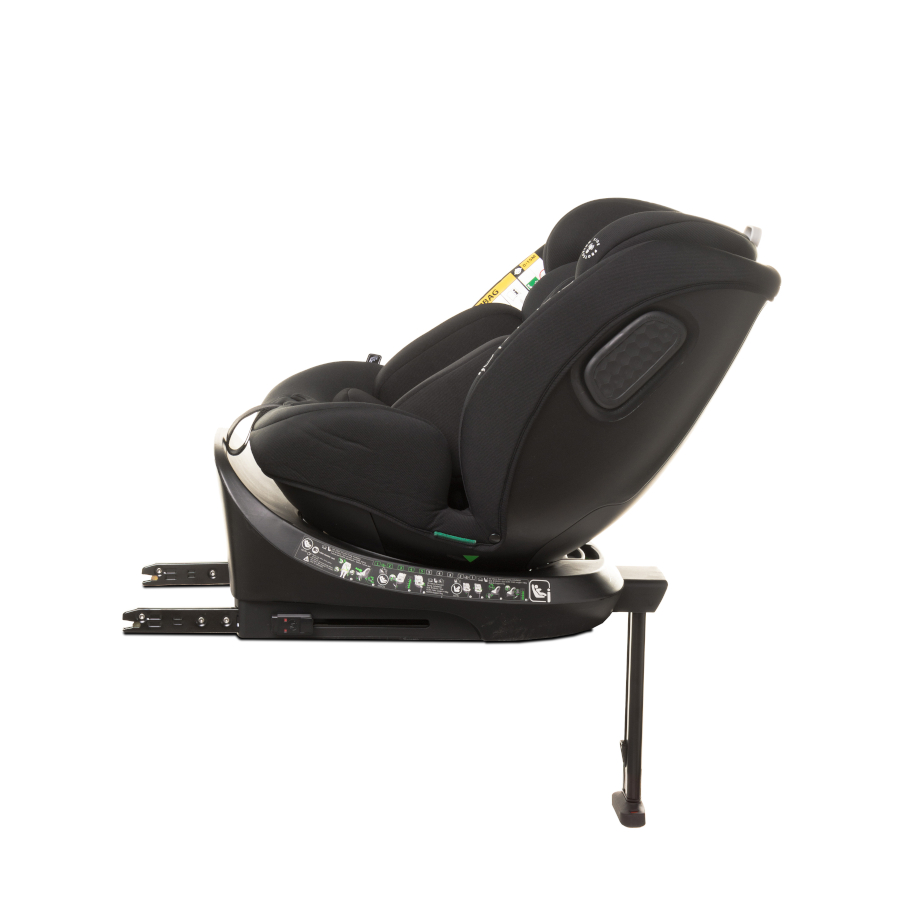 4BABY ENZO-FIX sėdynė 40-150cm juoda I-SIZE - Image 2