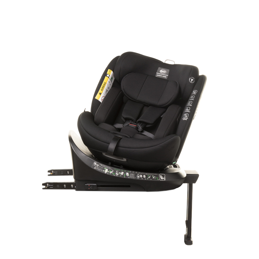 4BABY ENZO-FIX sėdynė 40-150cm juoda I-SIZE - Image 3