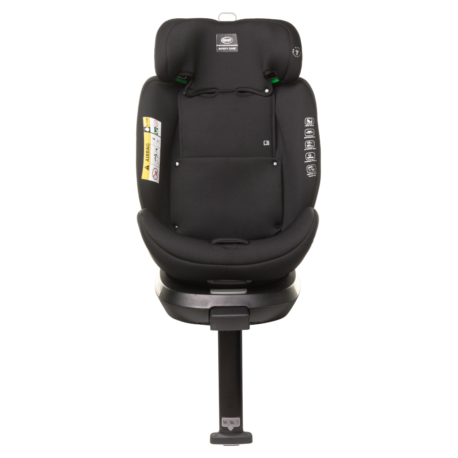 4BABY ENZO-FIX sėdynė 40-150cm juoda I-SIZE - Image 4