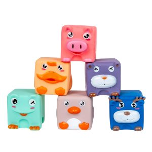 SMILY PLAY Minkšti sensoriniai blokeliai