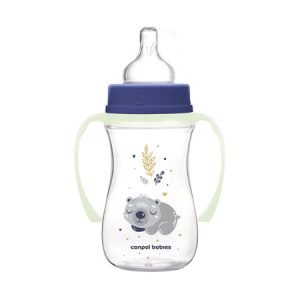 CANPOL Buteliukas nuo pilvo dieglių 240 ml EasyStart Sleepy Koala Blue