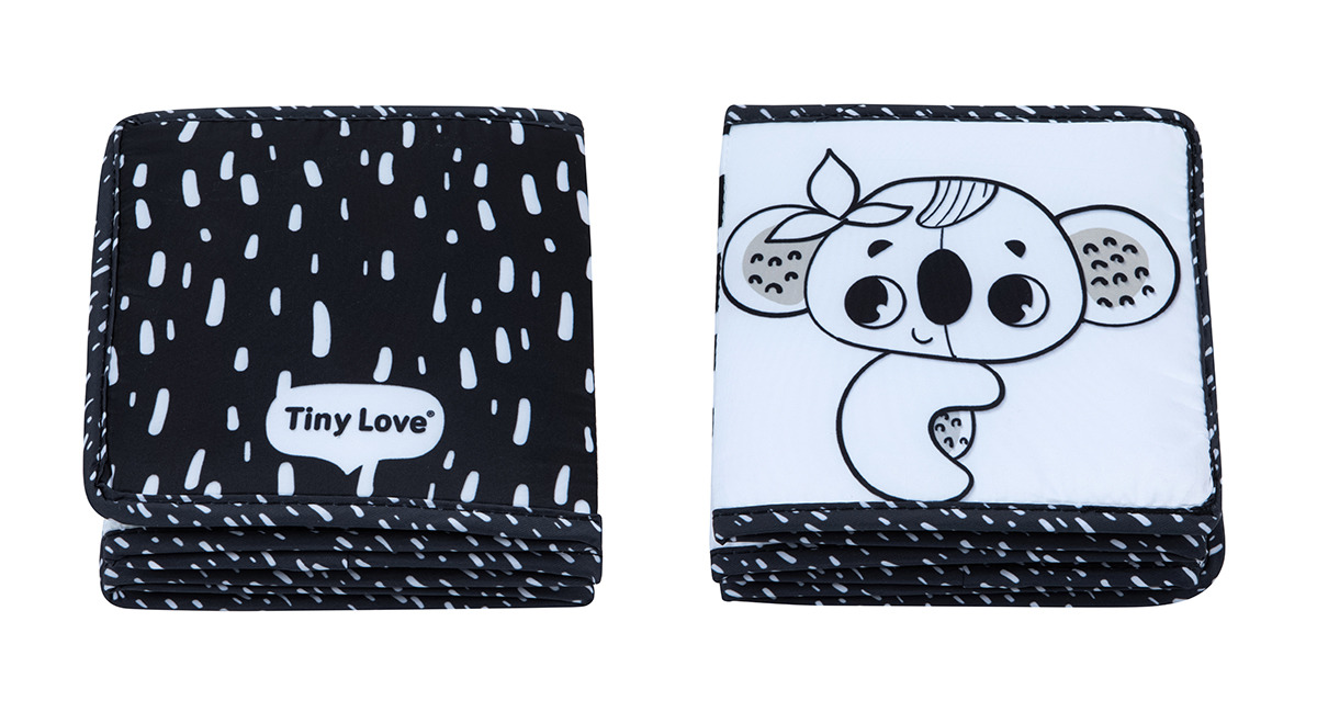 TINY LOVE Mano pirmoji mokomoji knyga DECOR juoda/balta - Image 3