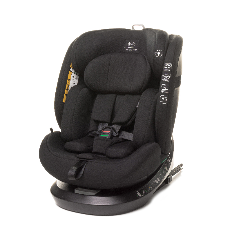 4BABY ROTO-FIX sėdynė 40-150cm Juoda I dydis