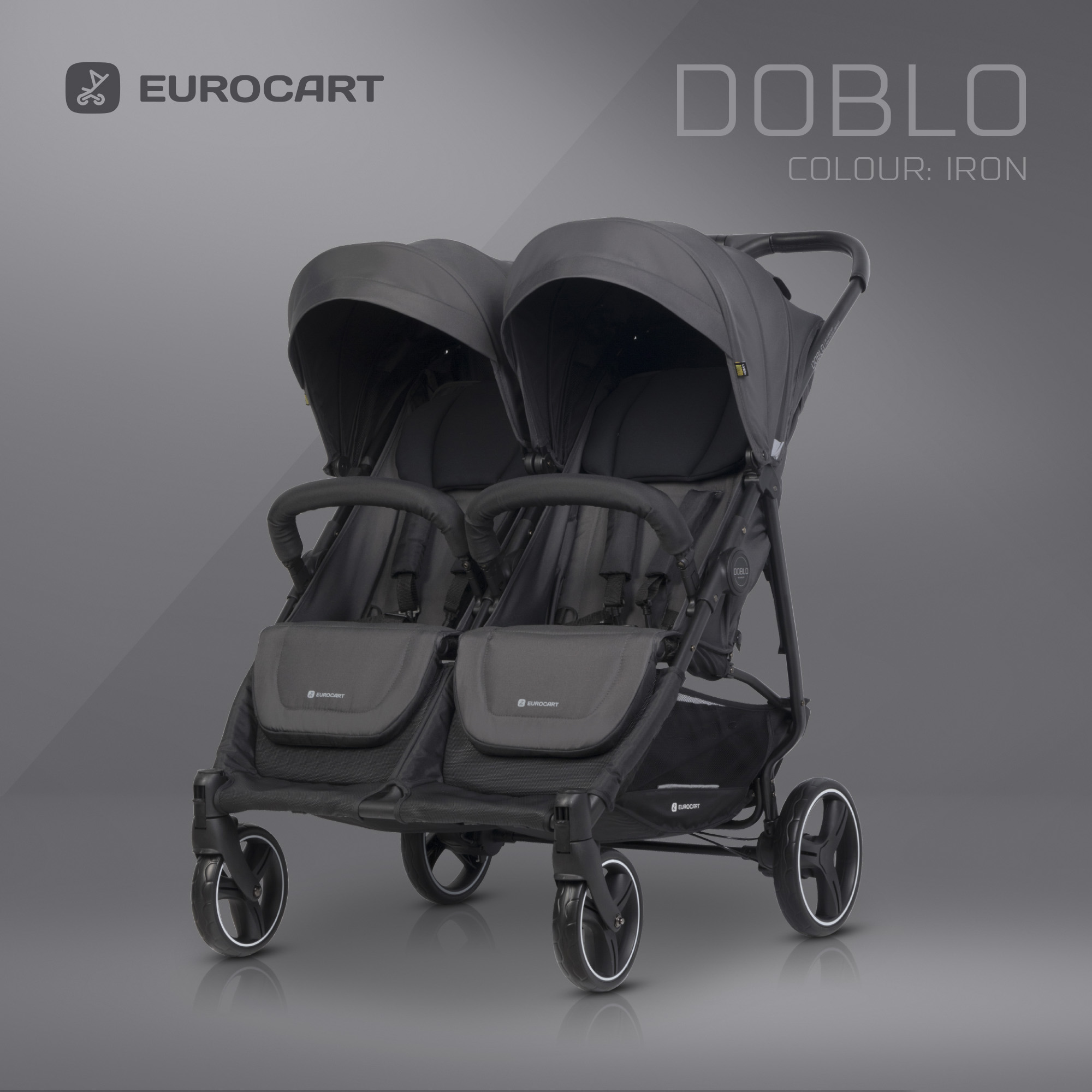 EURO-CART DOBLO IRON vaikiškas vežimėlis - Image 2
