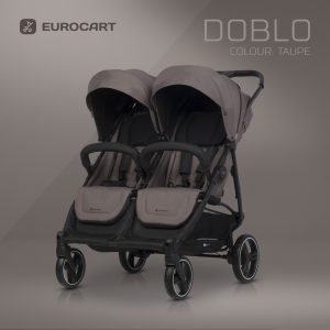 EURO-CART DOBLO TAUPE kūdikio vežimėlis