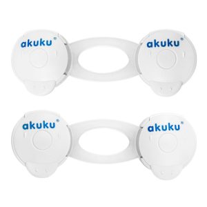 AKUKU Universalios spynos spintelėms, baltos, 10 cm
