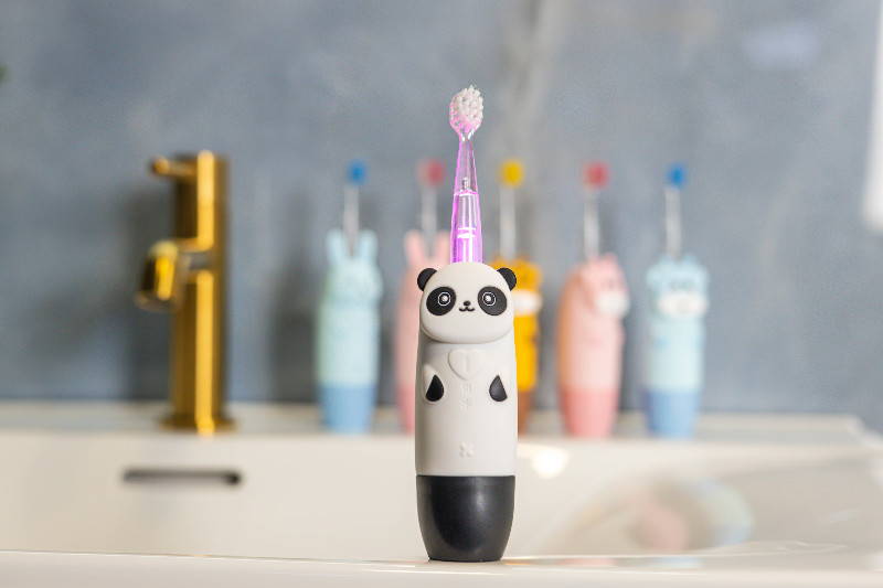 INNOGIO LACK Sonic dantų šepetėlis vaikams GIOpanda juodas - Image 5