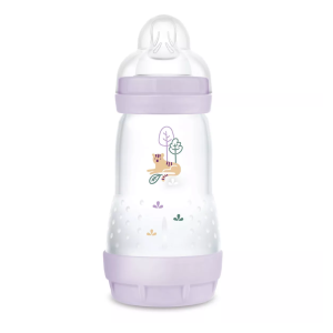 MAM Perfect Start Planet Love buteliukas nuo pilvo dieglių 260 ml mergaitei
