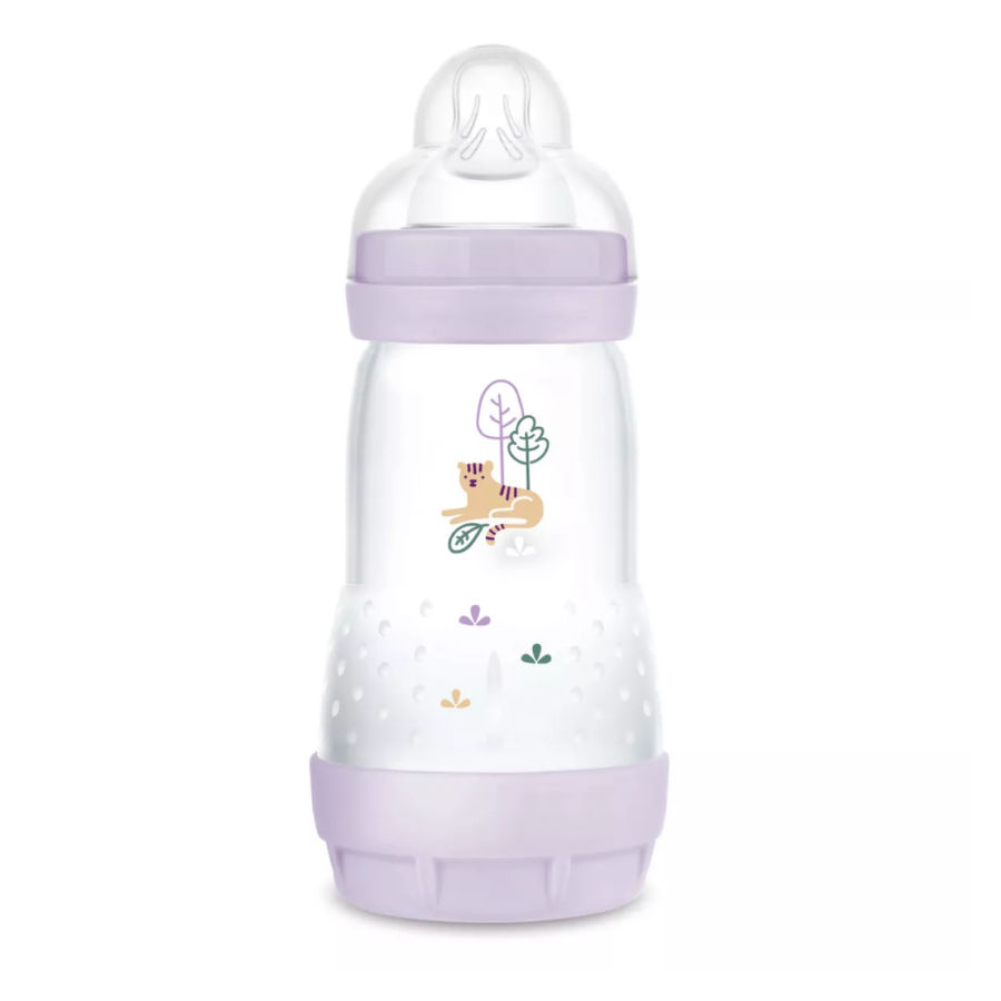 MAM Perfect Start Planet Love buteliukas nuo pilvo dieglių 260 ml mergaitei