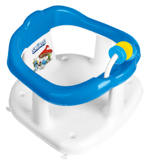 MALTEX Smurfs vonios kėdė/žaislai, mėlyna/balta