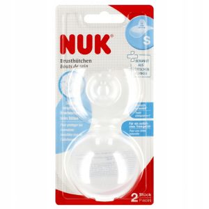 NUK Silikoniniai spenelių antspeniai S 2 vnt