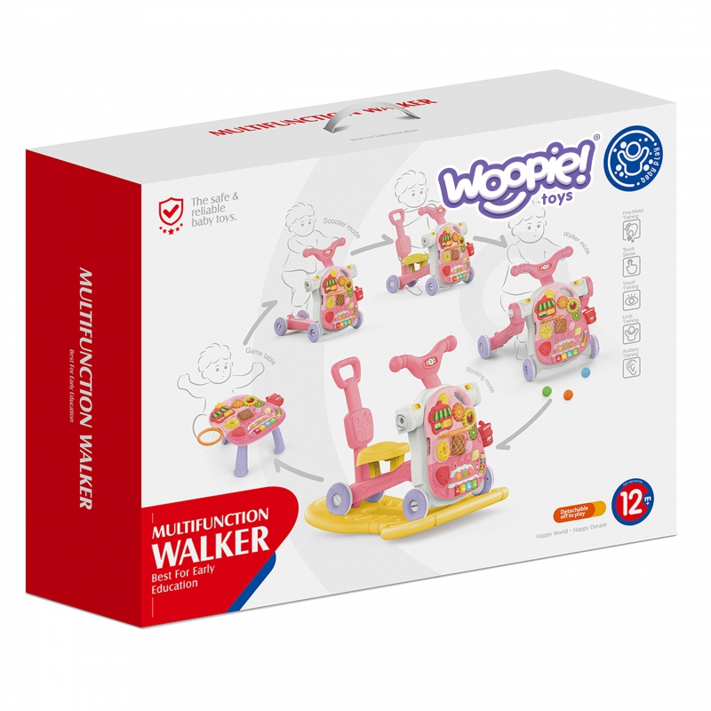 WOOPIE Walker 5in1 Daugiafunkcis rožinis - Image 7
