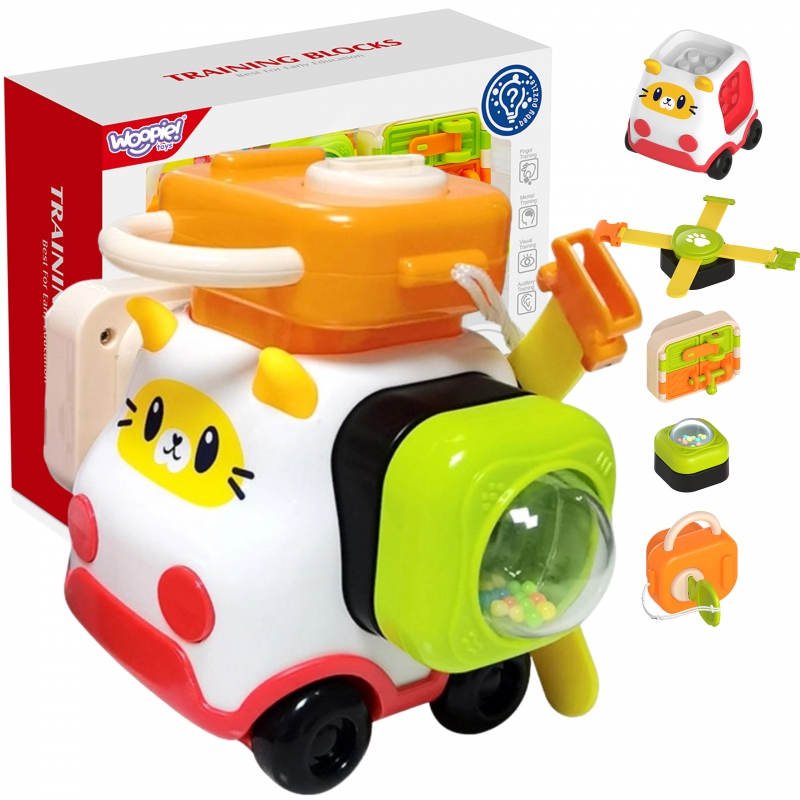 WOOPIE Car Kitty statybinis manipuliatorius