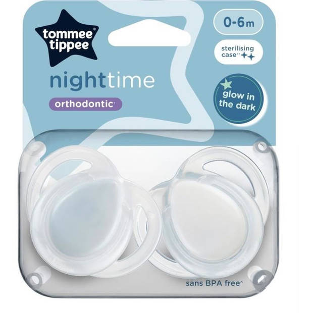 TOMMEE TIPPEE NIGHT TIME čiulptukai 0-6m mix 2 pak. - Image 11
