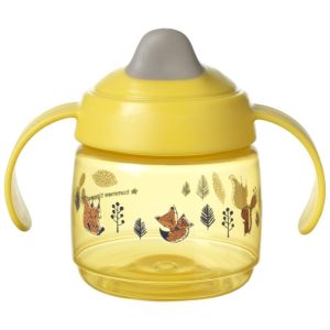 TOMMEE TIPPEE Superstar treniruočių puodelis 190ml geltonas