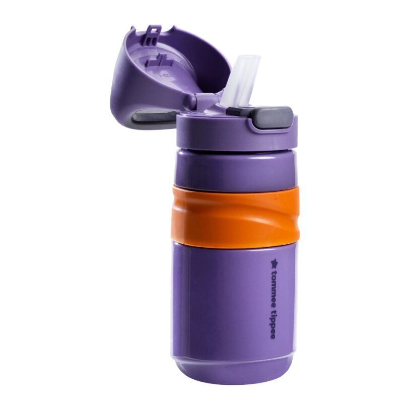 TOMMEE TIPPEE Sportinis vandens butelis 18m+ purpurinis atverčiamas dangtelis - Image 2