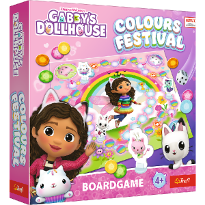 Žaidimas TREFL Spalvų festivalis „Gabi's Cat House“.
