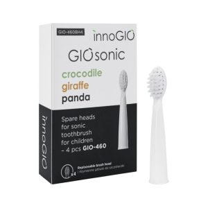 INNOGIO H4 Keičiamos šepetėlio galvutės 4 vnt.