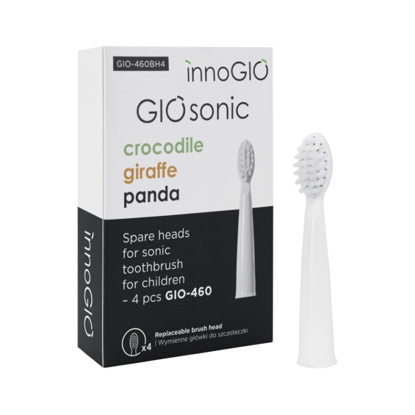 INNOGIO H4 Keičiamos šepetėlio galvutės 4 vnt.