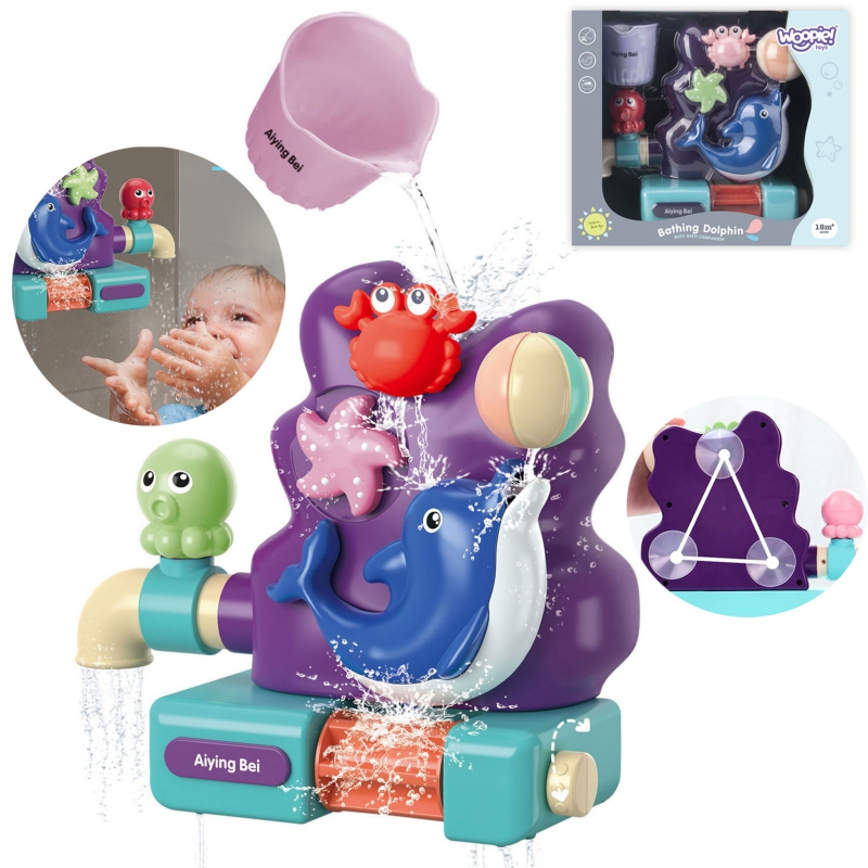 WOOPIE BABY Delfinų vonios vandens žaislas - Image 5