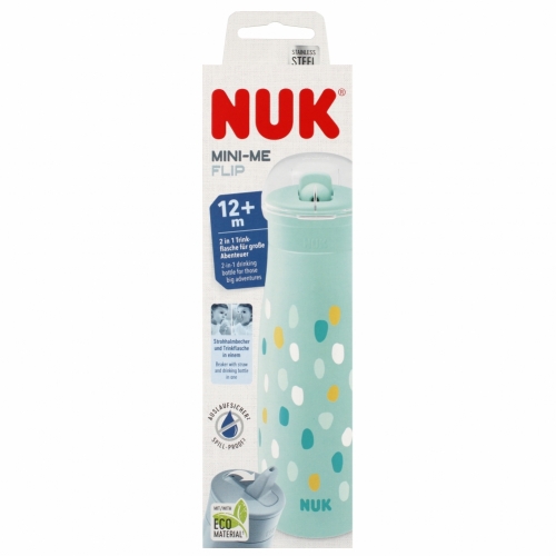 NUK Puodelis 450 ml Mini-Me mėtinis - Image 2