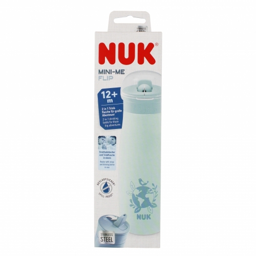 NUK Nerūdijančio plieno puodelis 500 ml Mini rutuliukas - Image 2