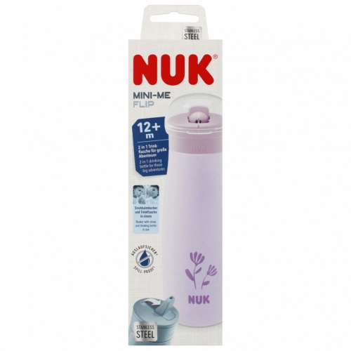NUK Nerūdijančio plieno puodelis 500 ml Mini gėlė - Image 2