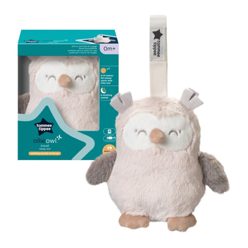 TOMMEE TIPPEE Ollie Ravel pliušinis dūzgiantis pelėda - Image 4