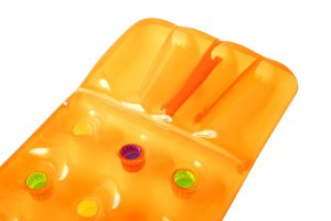 BESTWAY Pripučiamas paplūdimio čiužinys, oranžinis 1,88x71