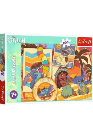 TREFL galvosūkis 200 dalių Lilo ir Stitch muzikinis pasaulis