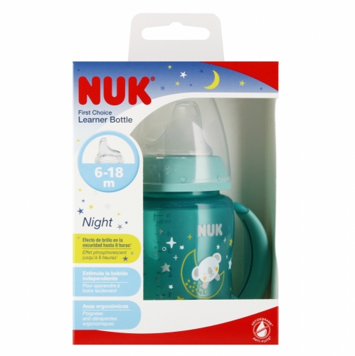 NUK FC buteliukas 150 ml su rankenėlėmis