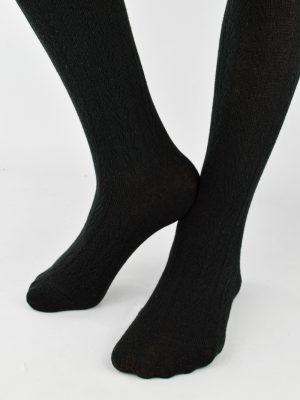 NOVITI Pėdkelnės, medvilnė, silkės juostelė, juoda 128/134