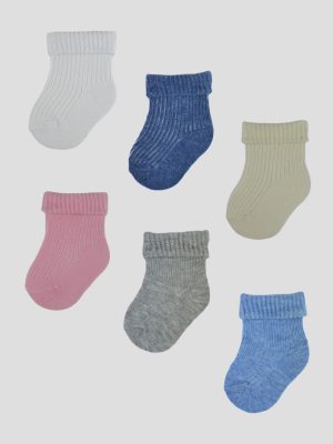 NOVITI Susukamos medvilninės kojinės be slėgio, maišymas 3-6m